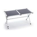 Tavolo da Campeggio Pieghevole con Piano Arrotolabile e Sacca Taddei Rotodesk 140