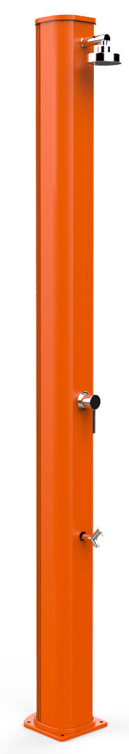 Doccia Solare da Giardino 40L Miscelatore e Lavapiedi Arkema Big Jolly Arancio online