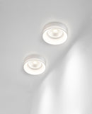 Faretto da incasso Downlight in Acrilico Pauline Bianco