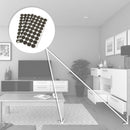 Feltrini Adesivi per Mobile Tondi 34 mm 360 Pezzi Emuca