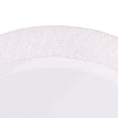 Set 2 Piatti in Ceramica Decorato Larghezza 34 cm