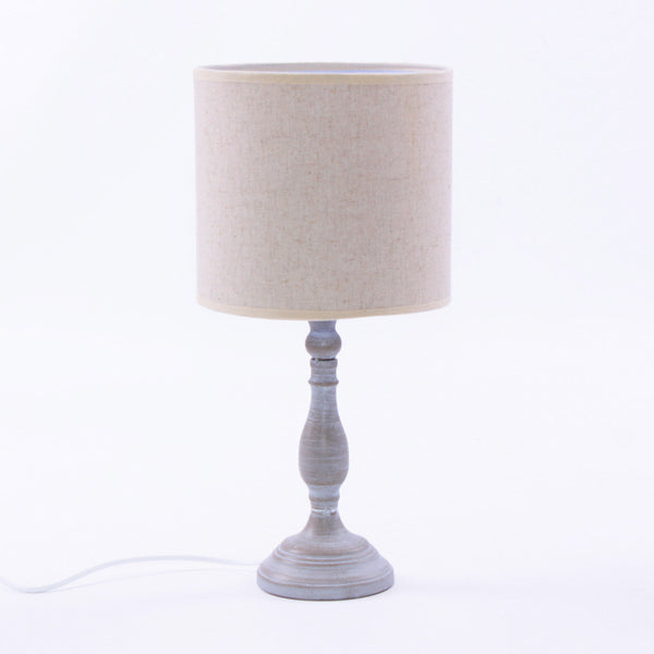 online Lampada da Tavolo Ø20xH35 cm in Metallo Design Classico Grigio