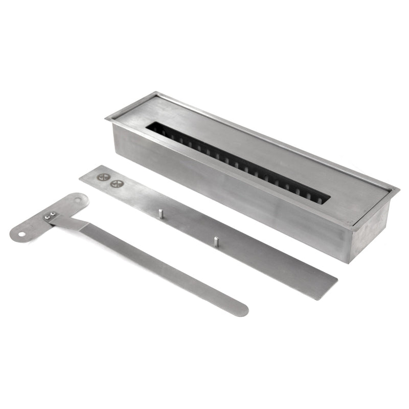 Camino a Bioetanolo da Pavimento 96x35xH96 cm Bellini Giallo