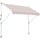 Beige Freistehende Rollmarkise 3x1,5m
