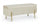 Bettseitenbank 2-Sitzer 110x42x42 cm mit Staufach Irina Natural