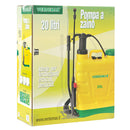 Pompa Irroratrice a Zaino da Giardino 20lt Rama Hand Giallo e Verde