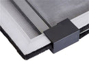 Zanzariera 100x70 cm estensibile fino a 193 cm con scopetta