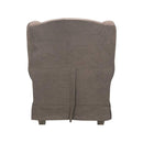 Poltrona Bergere 103x87x84 cm in tessuto tortora