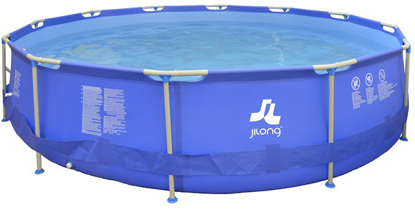 online Runder oberirdischer Pool 420 x 84 cm Jilong Blue