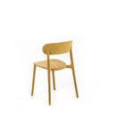 Set 4 Sedie 48x52xH77,5 cm in Polipropilene Cindy Senape