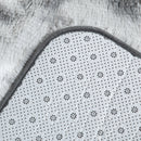 Tappeto Moderno 230x160 cm in Poliestere Grigio Chiaro
