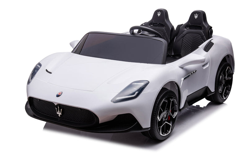 Macchina Elettrica per Bambini 12V con Licenza Maserati MC20 Bianca