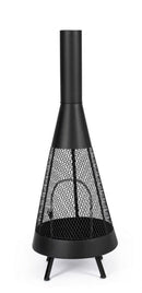 Braciere da Giardino Ø50x138h cm Efesto Nero 