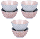 Set 6 Ciotole Ø12 cm 280 ml in Porcellana VdE Tivoli 1996 Confusion