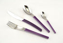 Servizio Set di Posate 24 pezzi in Acciaio Inox Eme Loto Viola 2623