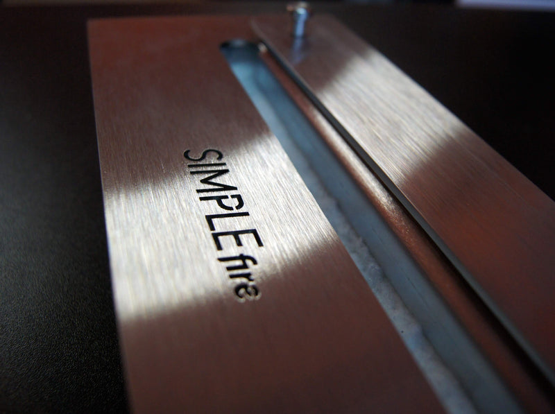 Camino a Bioetanolo da Tavolo 60x19 cm  Firebox 600 Nero