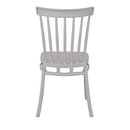 Set 4 Sedie 43x86x41 cm in Polipropilene Ghiaccio