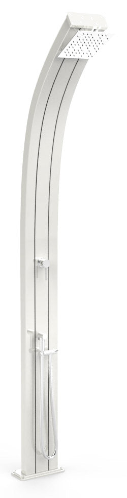 sconto Doccia da Giardino Temporizzatore e Doccetta Arkema Spring Top Line Perla Bianca