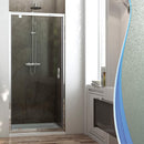 Porta Parete Doccia 1 Anta Battente In Cristallo Opaco 6mm H185 Fosterberg Koge Varie Misure