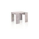 Consolle Allungabile 54/252x78,5x78 cm in Melamina Cemento