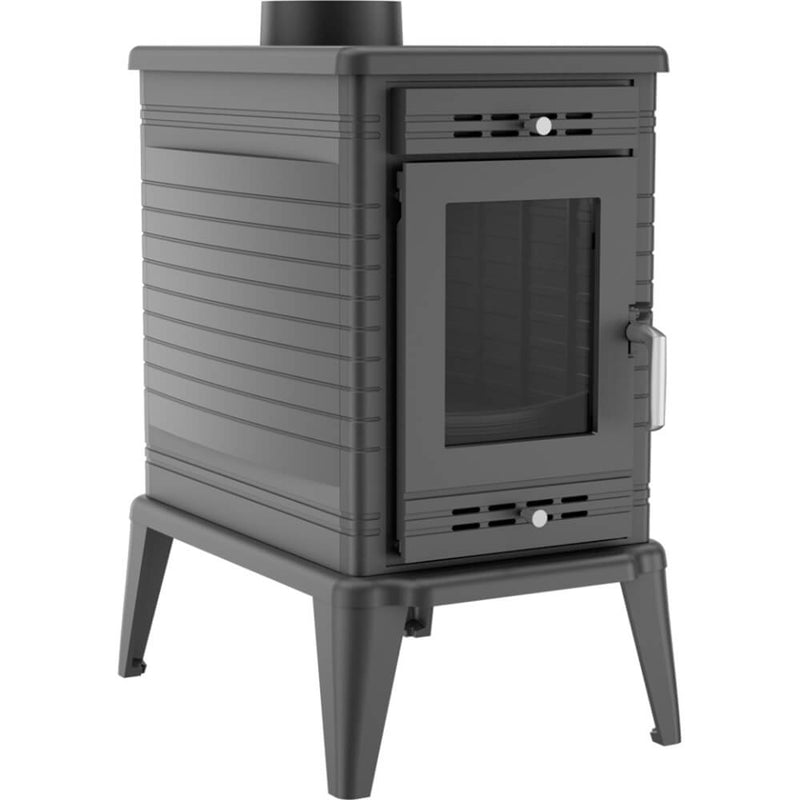 Stufa a Legna 6/13KW in Ghisa Flig El Paso 130 Nera