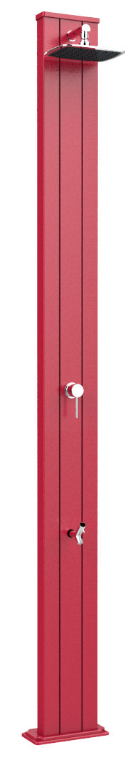 acquista Doccia Solare da Esterno Giardino 30L Miscelatore e Lavapiedi Arkema Spring S Cherry