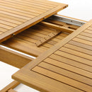 Tavolo Allungabile da Giardino 150/200x100x74 cm in Legno