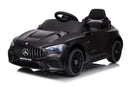 Macchina Elettrica per Bambini 12V Licenza Ufficiale Mercedes CLE53 Sedile in Pelle Nero