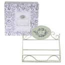 Mensola Rettangolare 26,5x10xh25 cm in Metallo Le Bain Bianca