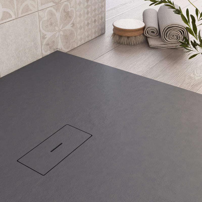 Piatto Doccia in Pietra Bonussi Manila Antracite Varie Misure