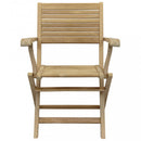 Sedia Mirage Pieghevole 42x60x85 h cm in Legno Marrone