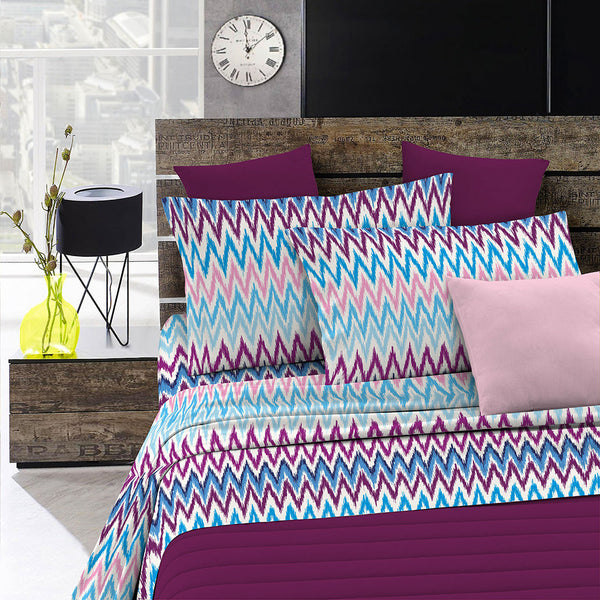 online Bettlaken-Set mit Aufdruck oben und unten und Freqenze-Kissenbezügen