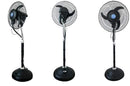 Ventilatore a Piantana con Nebulizzatore ad Acqua Jessen Hydrofresh Nero