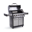 Barbecue a Gas con 5 Bruciatori Termometro Fornello Laterale e Infrarossi Taddei Hancook 5F