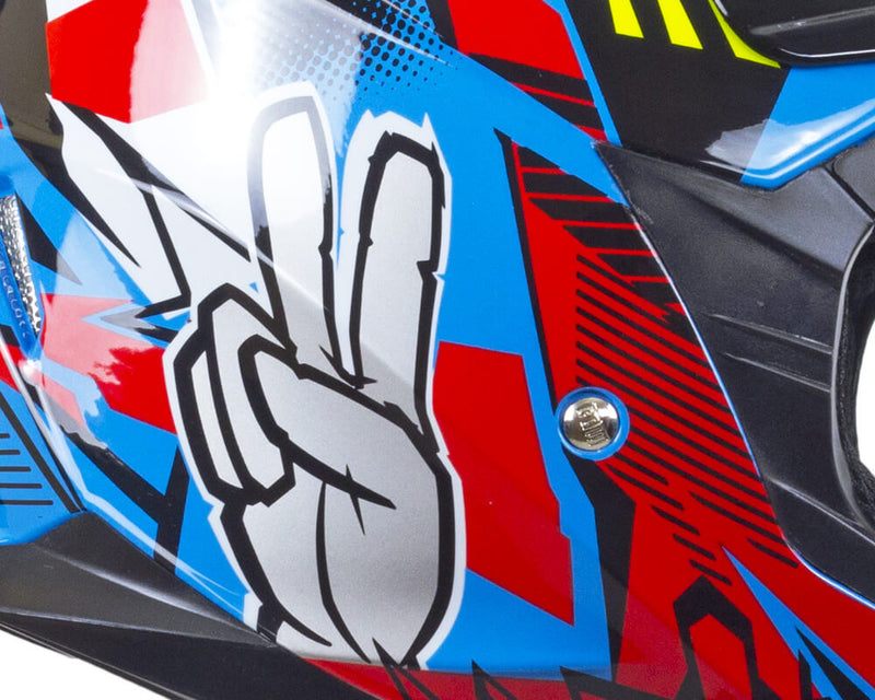 Casco Integrale per Bambino da Moto Cross CGM 209G Winner Azzurro Varie Misure