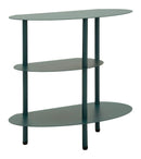 Comodino Saturno Ottanio 49,5x27,5x49,5 cm in Metallo Verde acqua      
