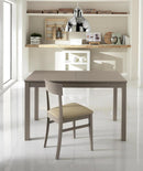 Tavolo Allungabile 130/210x80x76 cm in Legno Top in Melaminico Tortora