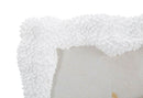 Cornice Corallo 25,7x2,5x30,5 cm in Resina e Vetro Bianco