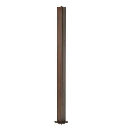 Pole Alto Lampe für Garten in Farbe Corten für Outdoor Three Livos Line prezzo