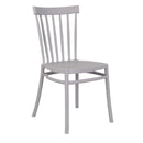 Set 4 Sedie 43x86x41 cm in Polipropilene Ghiaccio