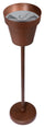 Zigarettenlöscher Outdoor-Aschenbecher aus Eisen Belfer Ashtray 42/SPS Rost