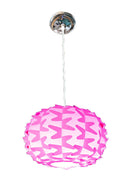 Paralume da Soffitto Chip Viola Ø28x18 cm Plastica