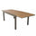Ausziehbarer Tisch Cayman 160/240x95x75 h cm in taubengrauem Aluminium