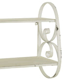 Mensola 2 ripiani cm 66x23,5xh43