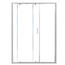 Porta Parete Doccia 110 cm 1 Anta Scorrevole in Cristallo Trasparente 6mm H195 Bonussi Giuly