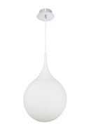 Lampada pendente Pendant in Metallo Dewdrop Bianco