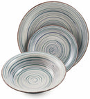 Servizio Piatti 18 Pezzi in Stoneware Soriani Sand Multicolor