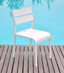 Sedia da Giardino in Acciaio Perugia Bianca