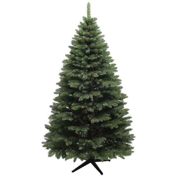 Albero di Natale Artificiale 180 cm 1050 Rami Apertura a Cerniera Verde prezzo