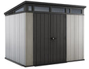 Casetta da Giardino Porta Attrezzi 277x218x226 cmin Duotech Keter Artisan 9x7 Grigia
